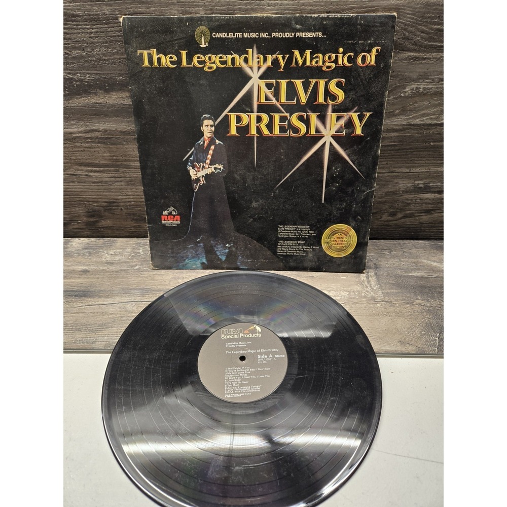 Elvis Presley Lp The Legendary Magic Of‎ On Rca - G